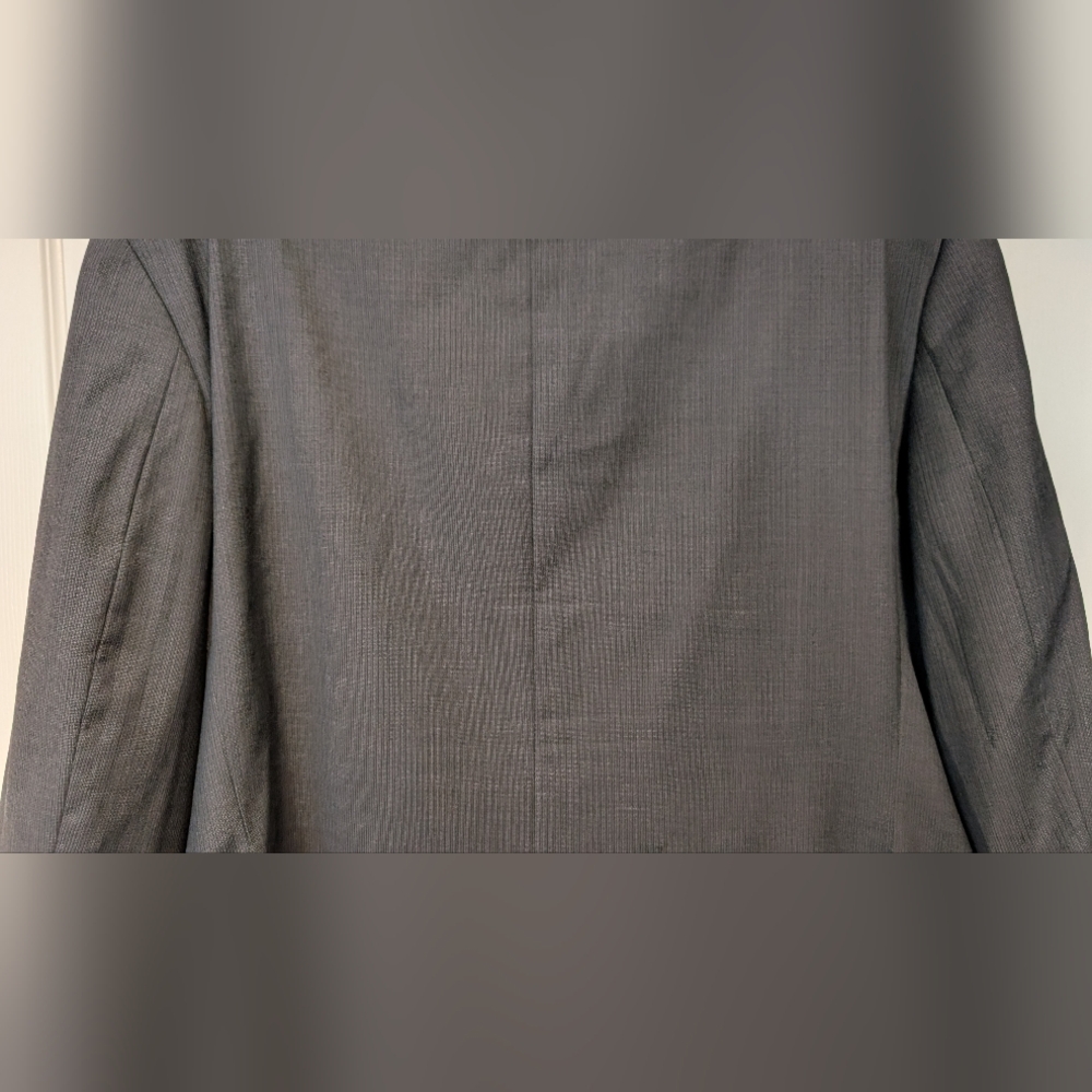 Joseph Abboud Just One Earth Dark Gray Slim Fit Blazer Sport Coat Super 120's - Picture 15 of 16
